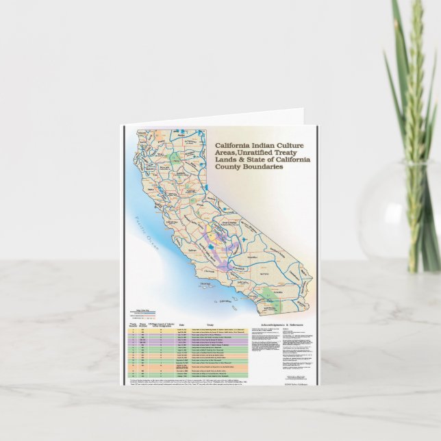 California Indian Culture Areas - Notecard (Front)
