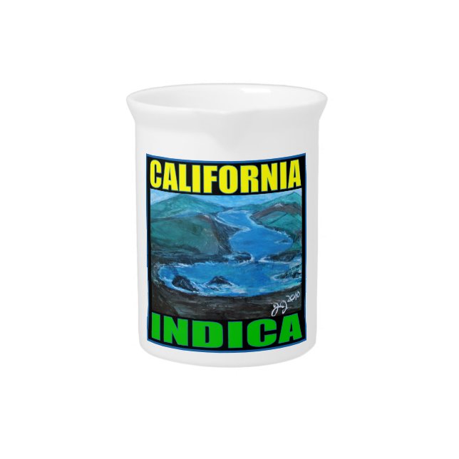CALIFORNIA INDICA BEVERAGE PITCHER (Front)