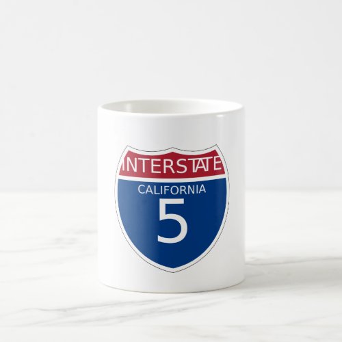 California Interstate Sign Coffee Mug
