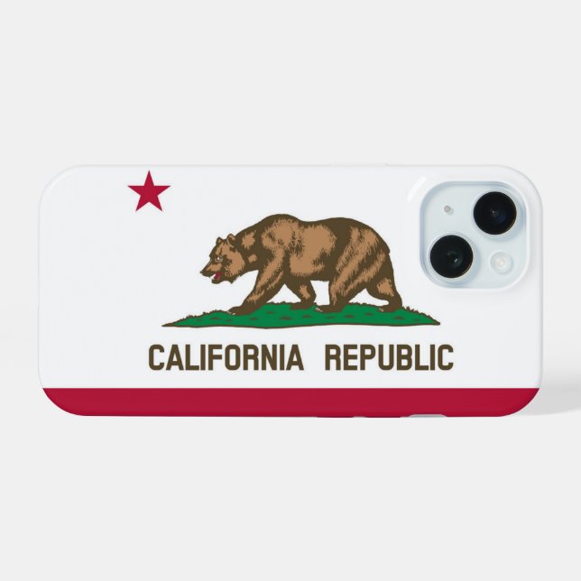 California iPhone 15 Case (Back Horizontal)