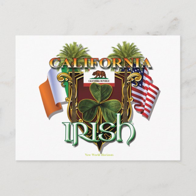 California Irish Pride Postcard (Front)