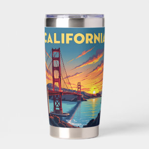 California Keepsake   The Golden Gate Bridge  Insulated Tumbler