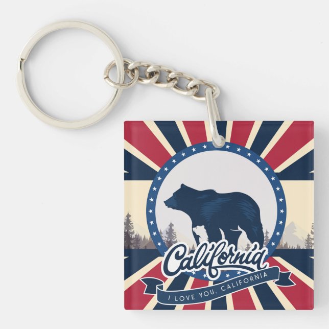 California Keychain (Front)