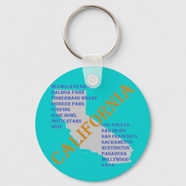 CALIFORNIA KEYCHAIN (Front)