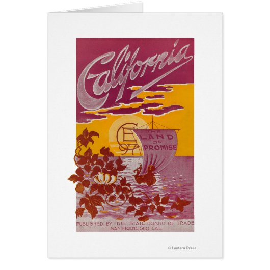 California Land of Promise Poster (Front)