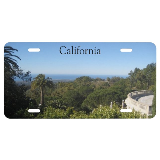 California Landscape License Plate (Front)