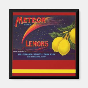 California Lemons Vintage Magnet