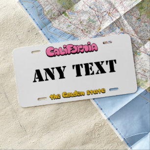 California License Plate