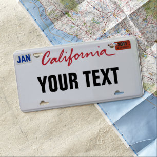 California License Plate