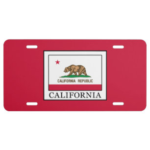 California License Plate