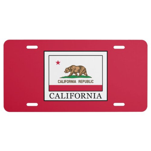 California License Plate