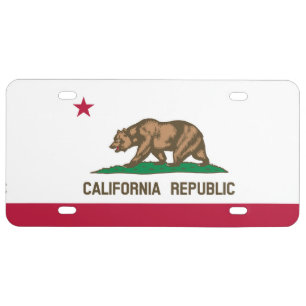 California License Plate