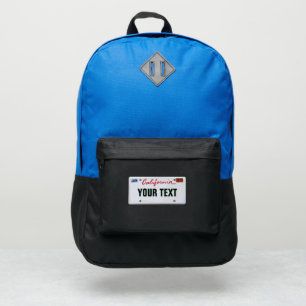 California License Plate (customizable) Port Authority® Backpack