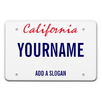California License Plate (personalized) Magnet by license_plates at Zazzle