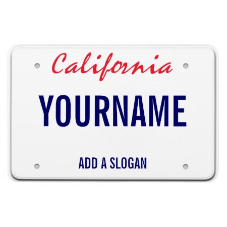 California License Plate (personalized) Magnet