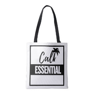 California lifestyle essential tote bag