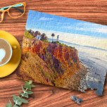 California Lighthouse on Rocky Cliff, Ocean Photo Jigsaw Puzzle<br><div class="desc">The beauty of this colorful, vibrant Palos Verdes, CA lighthouse, captured in the late afternoon and perched on a rocky cliff overlooking the Pacific Ocean, provides inspiration whenever you work on this stunning photography jigsaw puzzle. Makes a great gift! Comes in a special gift box. You can easily personalize this...</div>