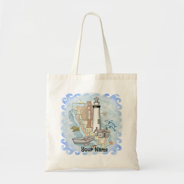 California Lighthouse  Tote Bag (Front)