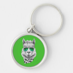 California llama keychain