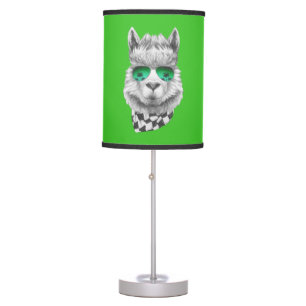 California llama table lamp