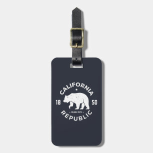 California Logo The Golden State Luggage Tag