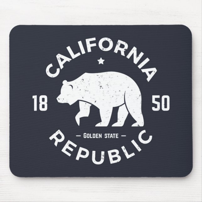 California Logo | The Golden State Mouse Pad (Front)