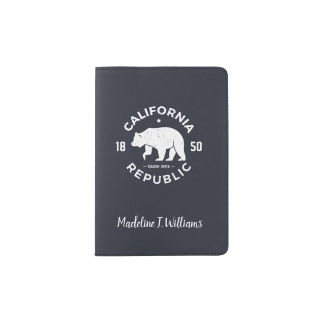 California Logo | The Golden State Passport Holder (Front)