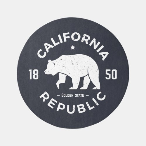 California Logo  The Golden State Rug