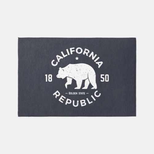 California Logo  The Golden State Rug