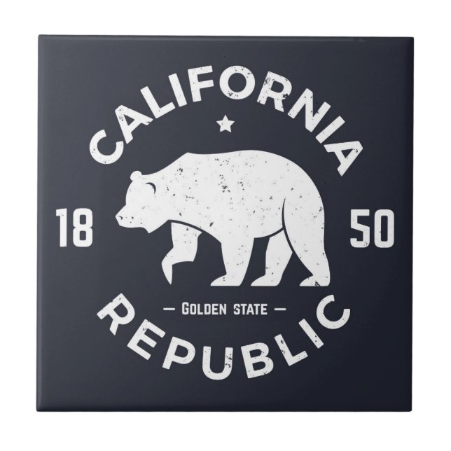 California Logo | The Golden State Tile (Front)