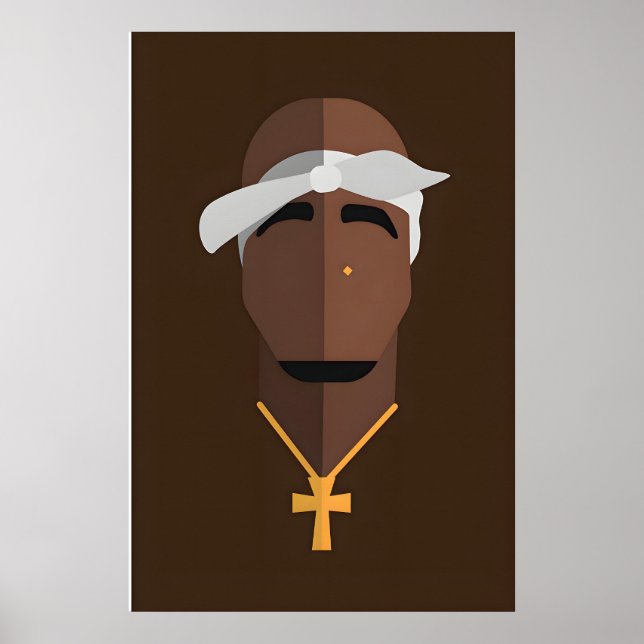 California Love Inspired Original Icon Design Poster (Front)