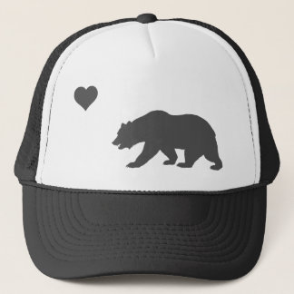 California Love Silver And Black Trucker Hat