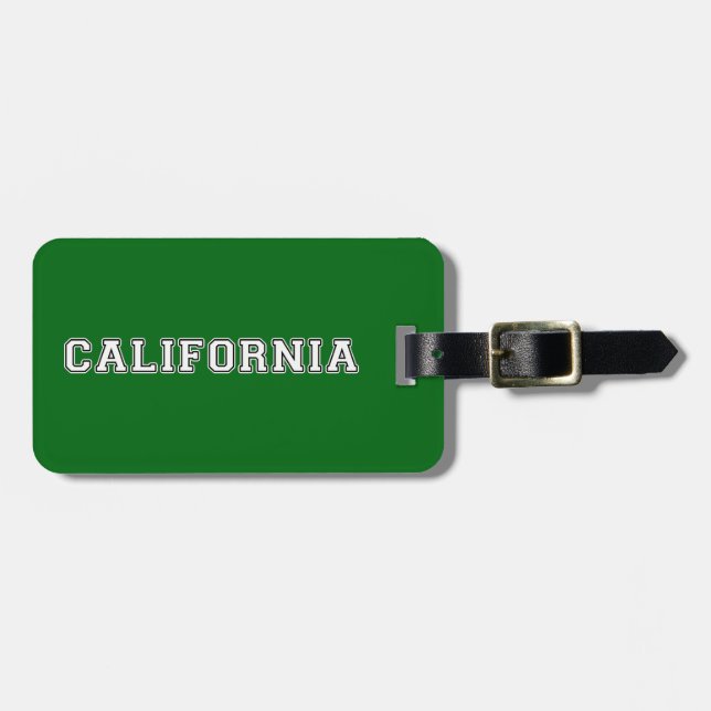 California Luggage Tag (Front Horizontal)