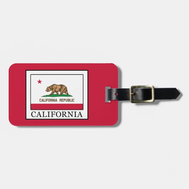 California Luggage Tag (Front Horizontal)