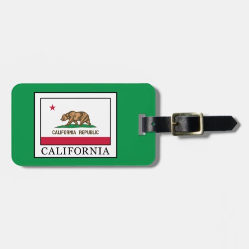 California Luggage Tag