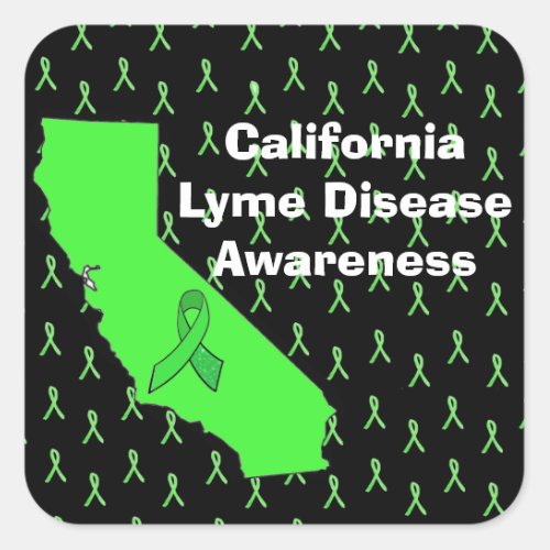 California Lyme Disease Awareness Sticker