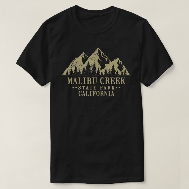 California Malibu Creek State Park  T-Shirt (Design Front)