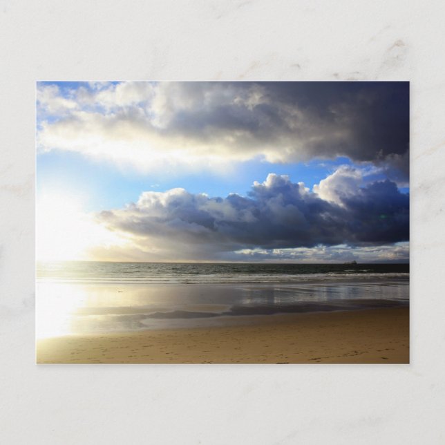 California - Manhattan Beach. J Postcard (Front)