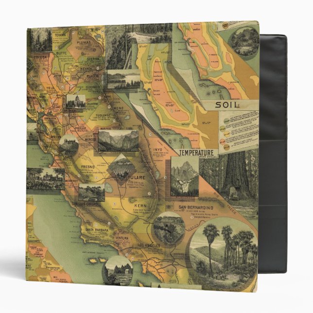 California Map Binder (Front/Inside)