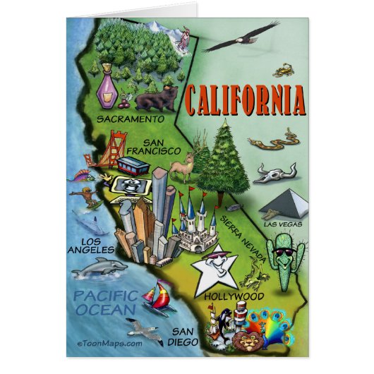 California Map Cards (Front)