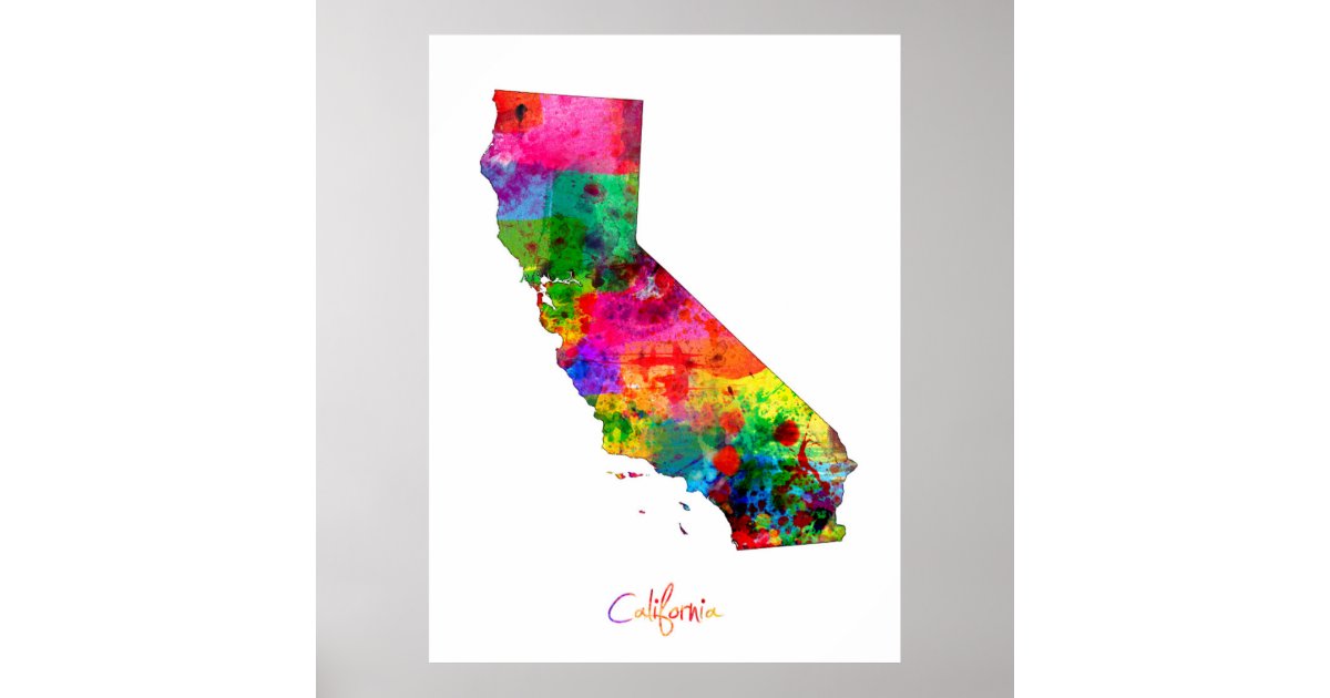 California Map Poster | Zazzle