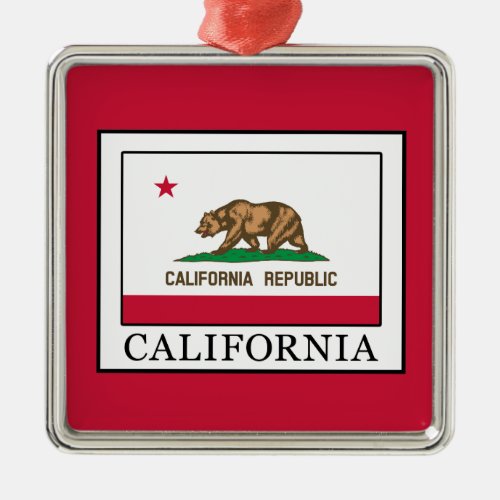 California Metal Ornament