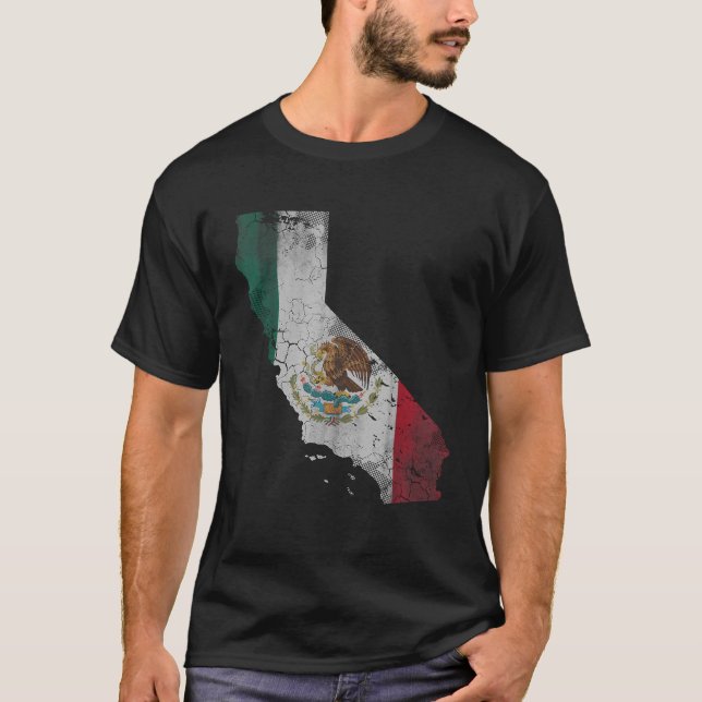 California Mexican Flag T-Shirt (Front)