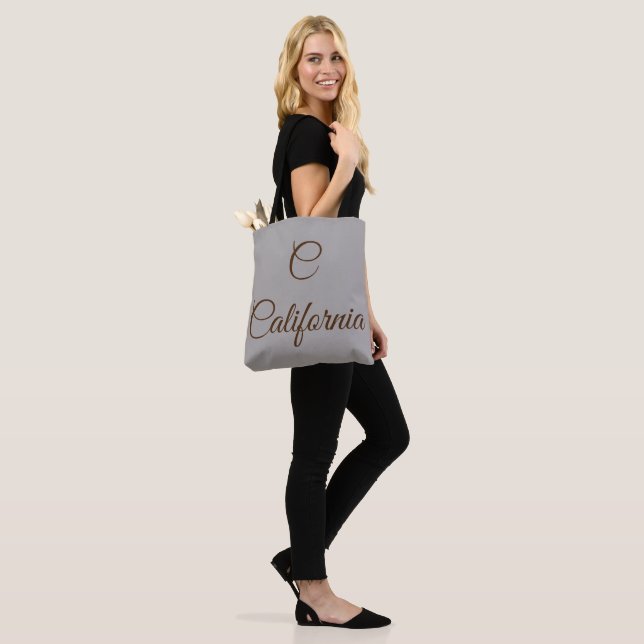 California Monogram Tote Bag (On Model)