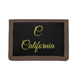 California Monogram Tri-fold Wallet