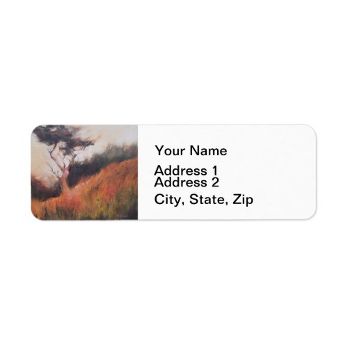 California Monterey Cypress Lone Tree Label