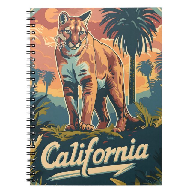 California Mountain Lion Notebook (Front)