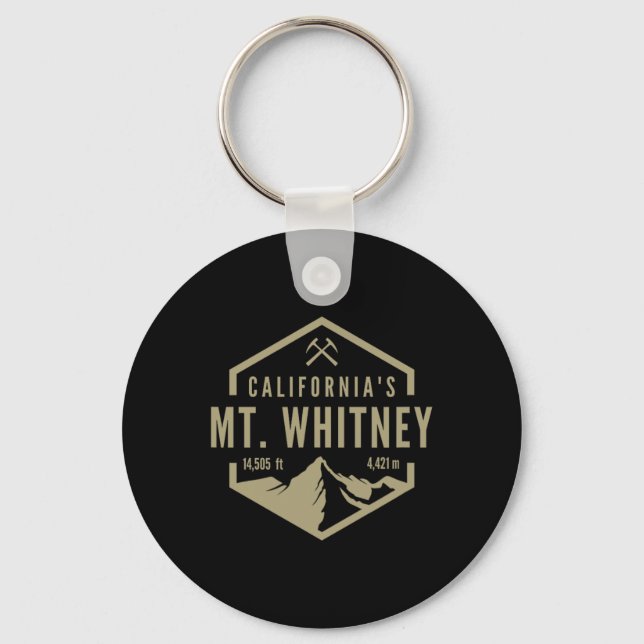 California Mt. Whitney  Keychain (Front)