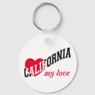 California my love keychain