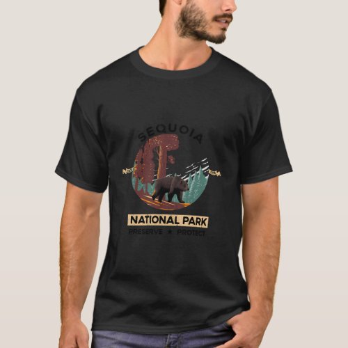 California National Park Sequoia National Park T_Shirt